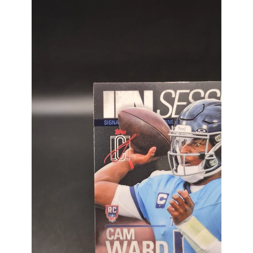 2025 Topps Signature Class Cam Ward #IS-20 In Session (RC) Tennessee Titans